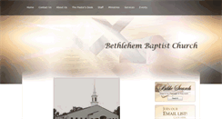 Desktop Screenshot of bethlehembaptistga.com